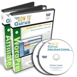 WordPress and Affiliate Marketing Tutorial Training Course on 2 DVDs, 14 Hours in 146 Video Lessons, Computer Software Video Tutorials