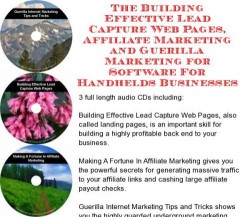 The Guerilla Marketing, Building Effective Lead Capture Web Pages, Affiliate Marketing for Software For Handhelds Businesses
